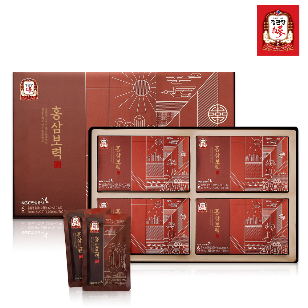 정관장 홍삼보력 50ml x 20/60포 + 쇼핑백