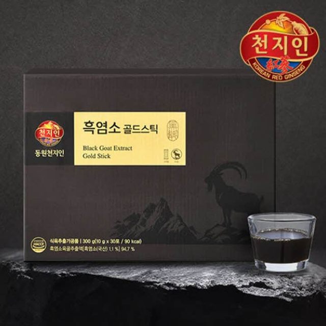 [동원천지인] 흑염소 골드스틱 10gx30포 (쇼핑백)