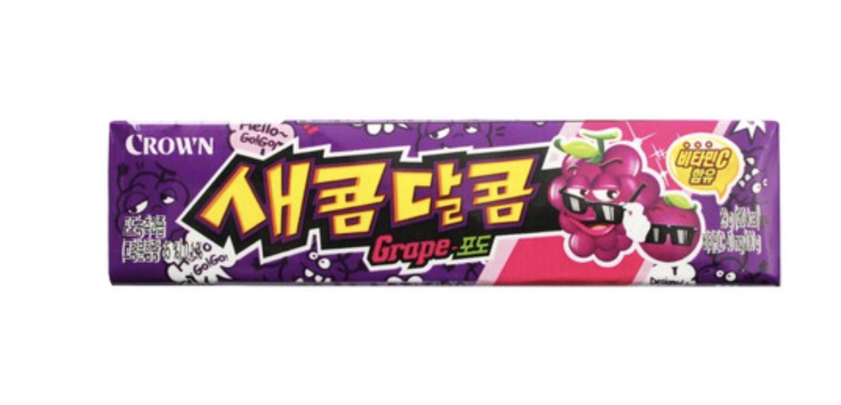 크라운 새콤달콤 포도맛 29g
