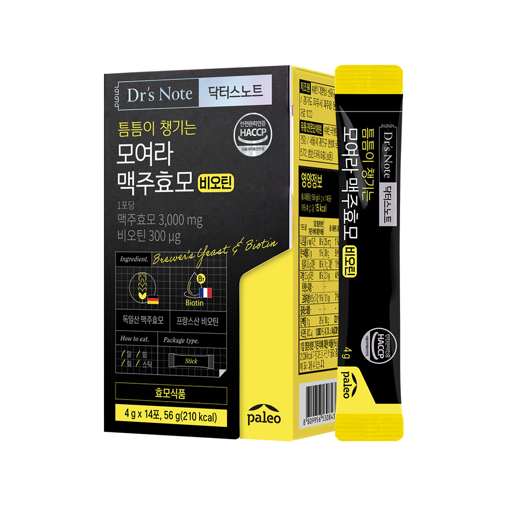 팔레오 맥주효모 비오틴 14포 1박스