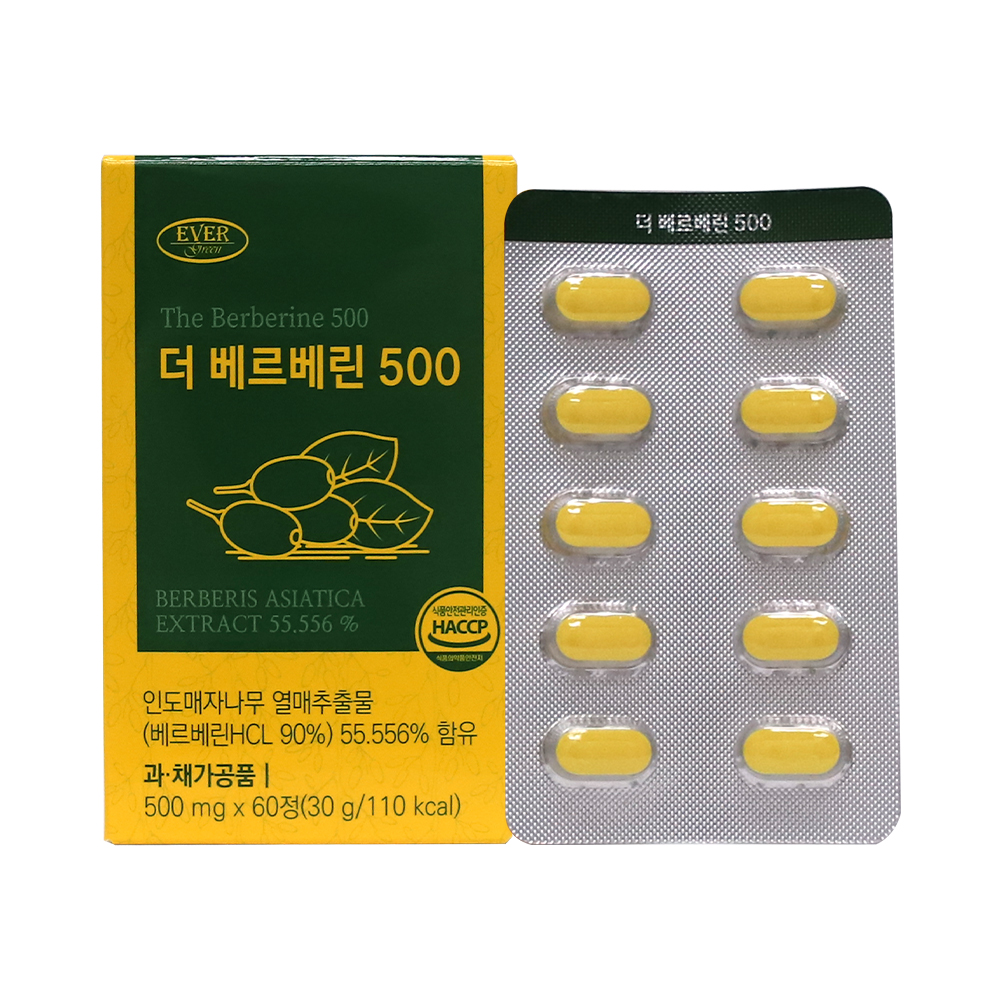 [에버그린] 더베르베린500 500mg*60정