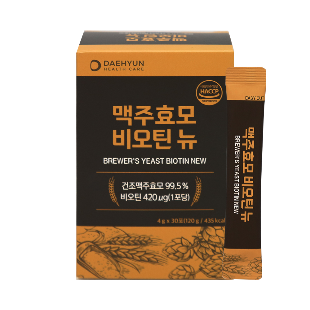[대현헬스케어] 맥주효모비오틴뉴 4g*30포