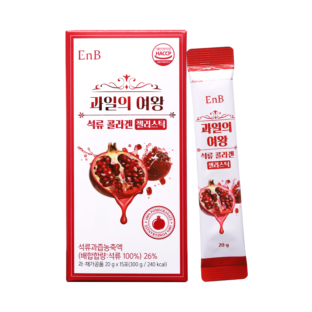 [EnB] 과일의여왕석류콜라겐젤리스틱 20g*15포